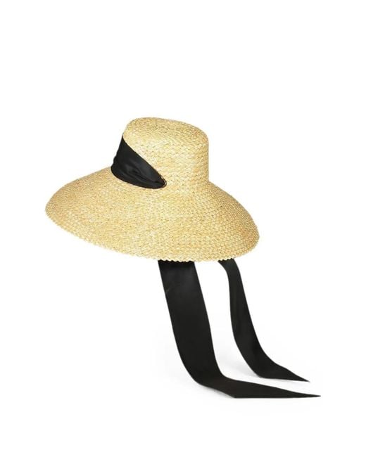 Eugenia Kim Metallic Mirabel Ribbon-Trim Hat