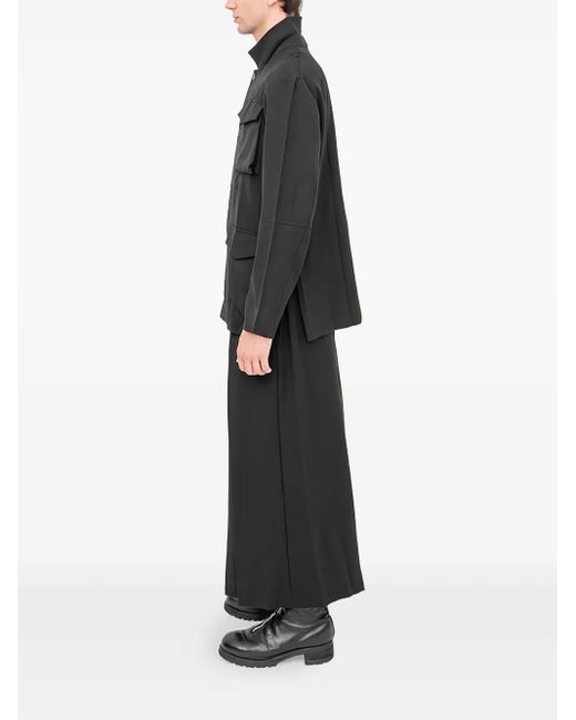 Setchu Black Origami Safari-Style Jacket for men