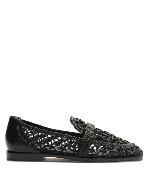 Alexandre Birman Black Jane Loafers