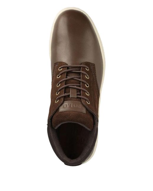 Polo Ralph Lauren Brown Leather Lace-Up Boots for men