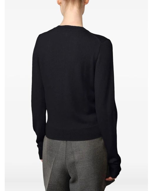 Herskind Black Button-Down Cardigan