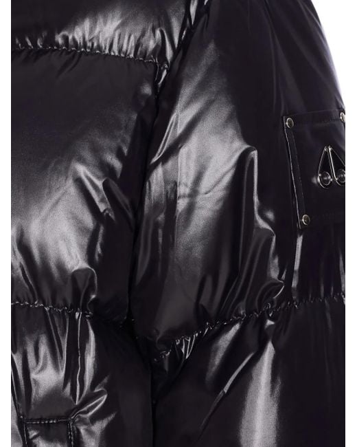 Plumífero con capucha removible Moose Knuckles de color Black