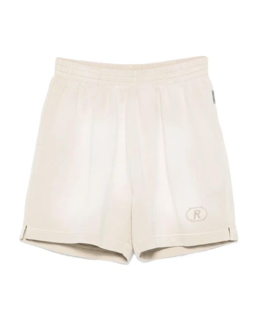 Represent Grand Vintage Shorts Met Elastische Tailleband En Logo in het Natural voor heren