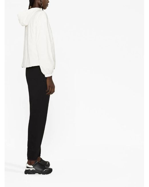 Herno White Drawstring-Fastening Jacket