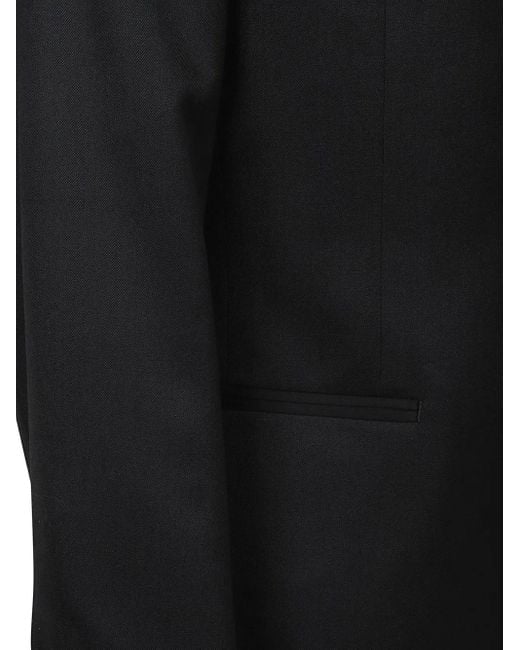 Lardini Black Wool Suit for men