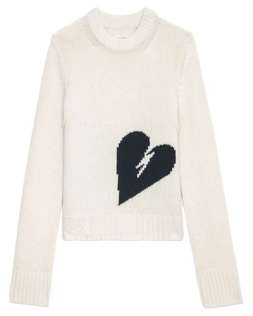 Zadig & Voltaire White Malty Sweater