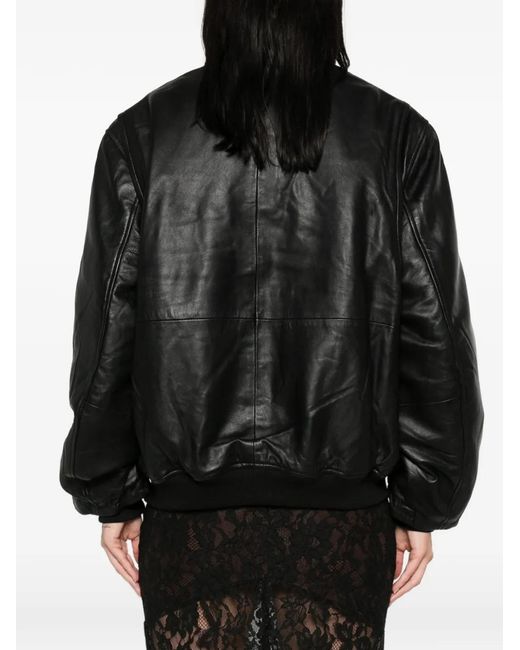 ROTATE BIRGER CHRISTENSEN Black Zip-Up Jacket