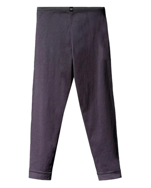 Yeezy Gap Blue Logo-Appliqué Leggings for men