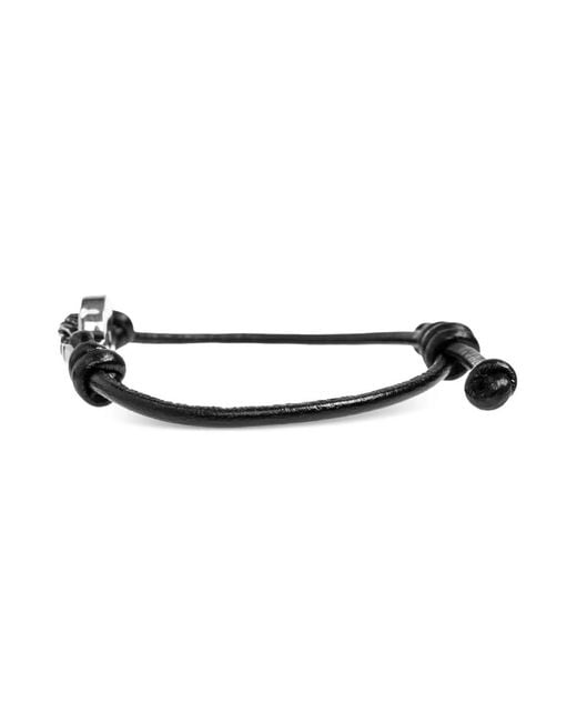 Versace White Medusa Leather Bracelet