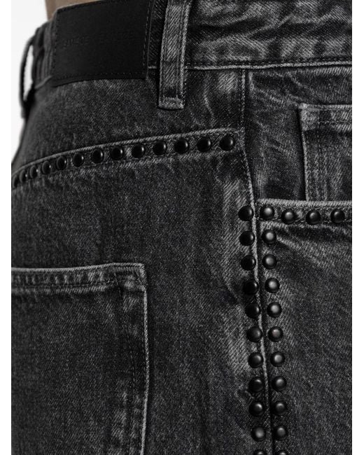 Samsøe & Samsøe Black Studded Denim Jeans