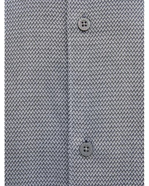 ARMANI EXCHANGE Gray Long-Sleeves Shirt for men