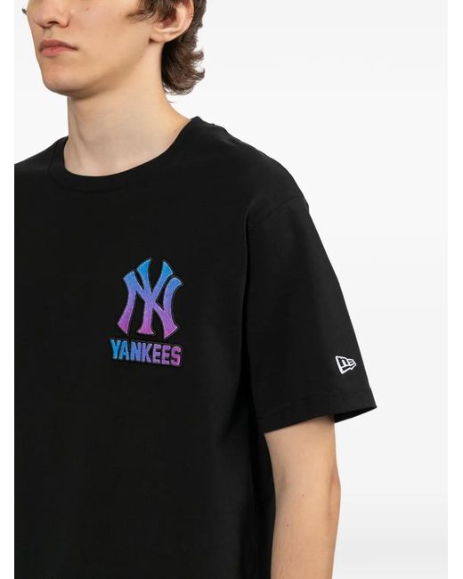KTZ Black Ny Yankees T-Shirt for men