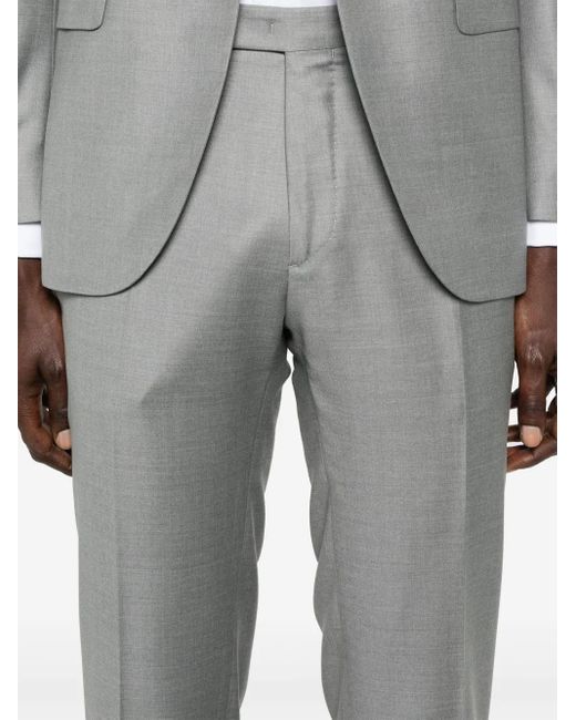 Boglioli Gray Wool Suit for men