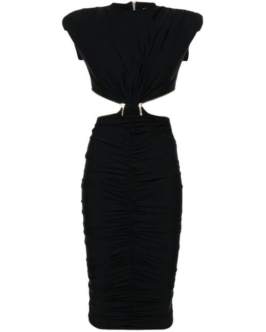 MITILIANE COUTURE Black Dominique Midi Dress
