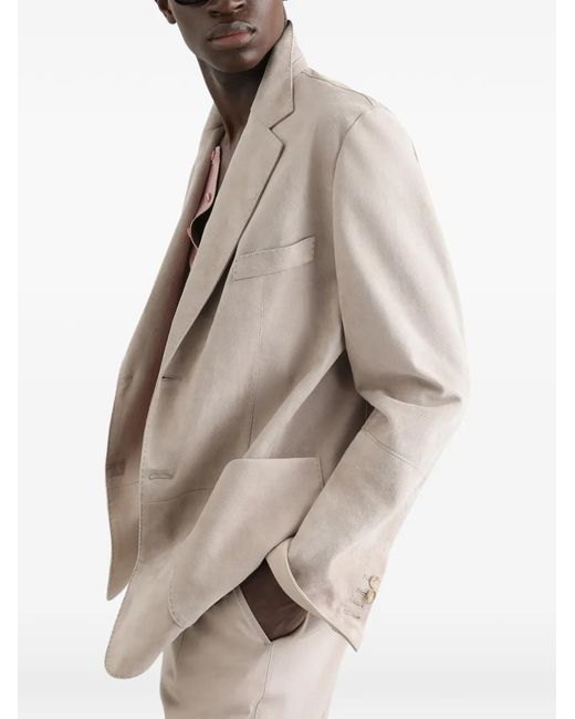 Dolce & Gabbana Natural Single-Breasted Jacket for men