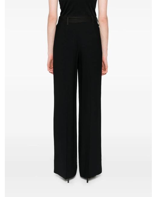 True Royal Black Lara Trousers