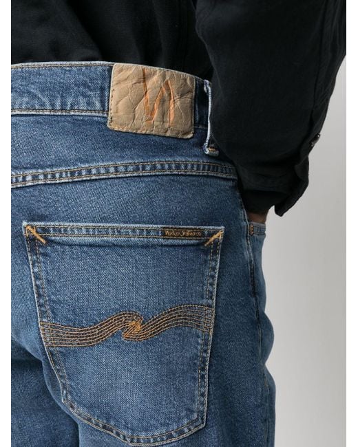 Nudie Jeans Straight Jeans in het Blauw voor heren | Lyst NL