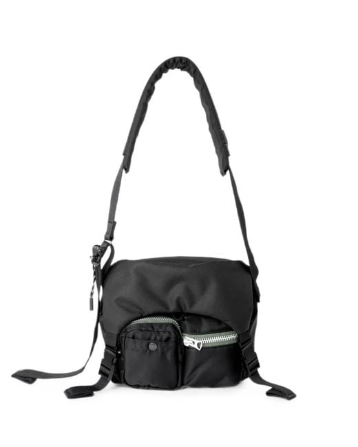 Sacai Black Utility Shoulder Bag