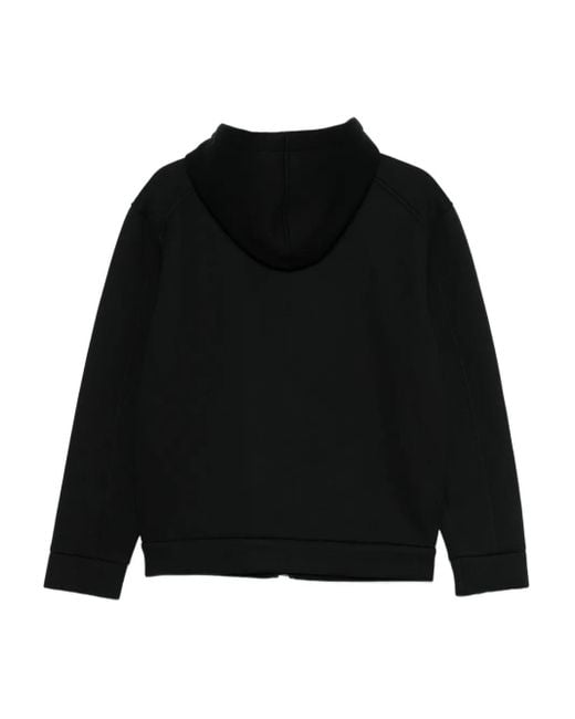 Dondup Black Hooded Zip-Up Jacket for men