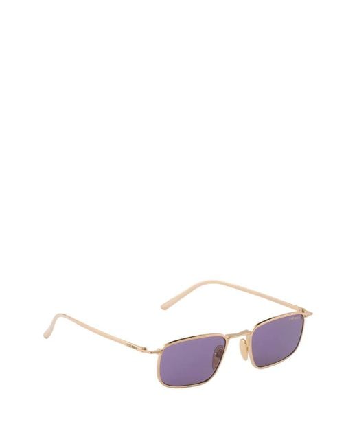 Prada Purple Sunglasses With Logo for men