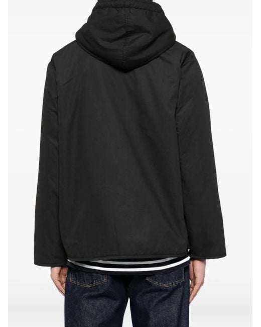 Universal Works Black Reversible Hooded Jacket for men