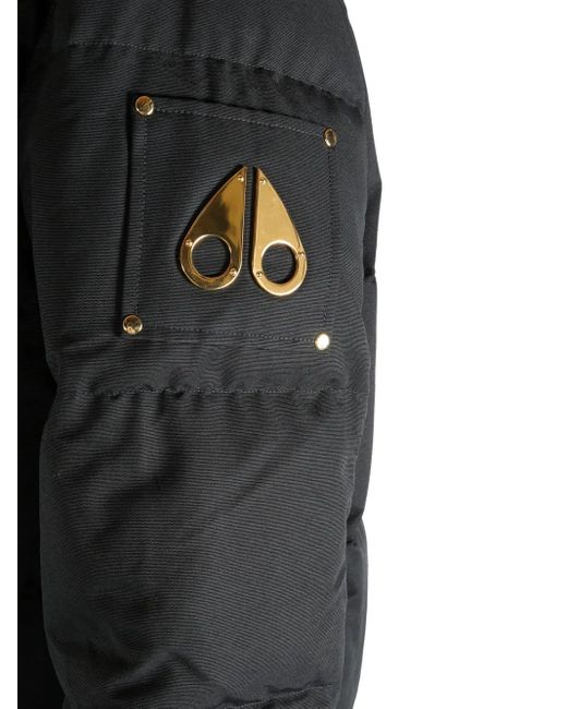 Moose Knuckles Black 3Q Zipped Jacket for men