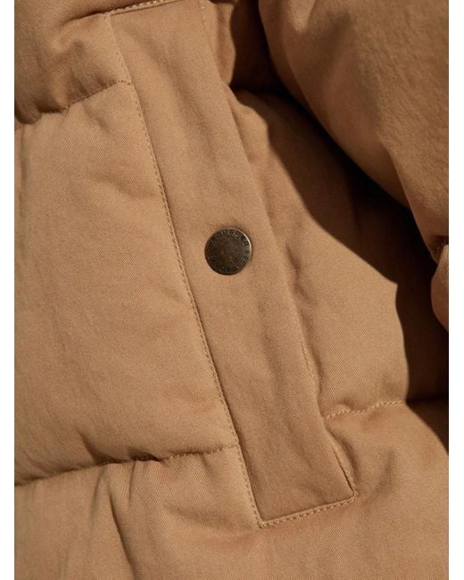 DSquared² Natural Gesteppte Jacke Mit Reh-Print