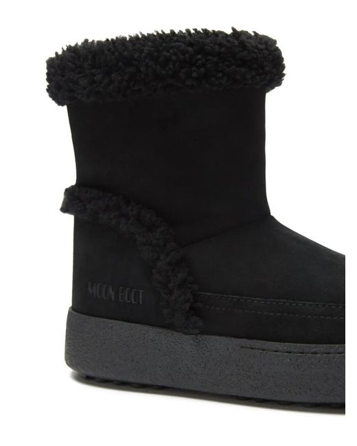 Bottines À Plateforme Moon Boot en coloris Black