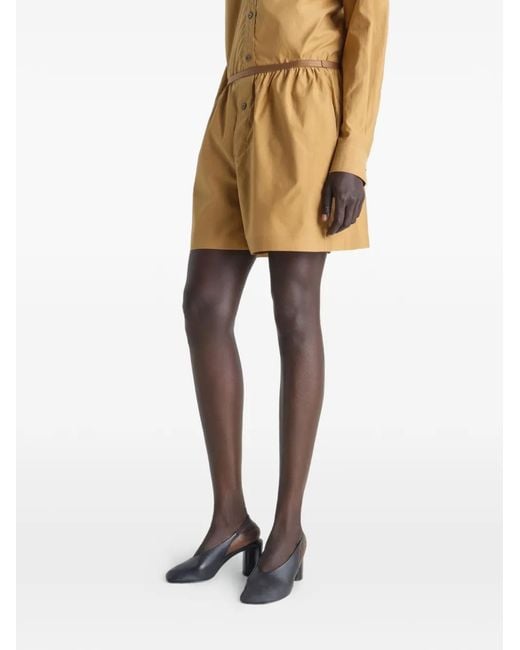 Escarpins Carrés À Bride Arrière Lemaire en coloris Black