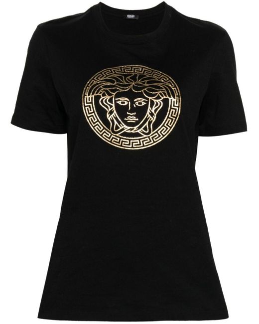 Versace メドゥーサ Tシャツ Black