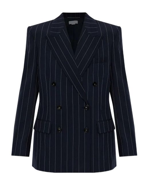 Stella McCartney Blue Pinstriped Blazer