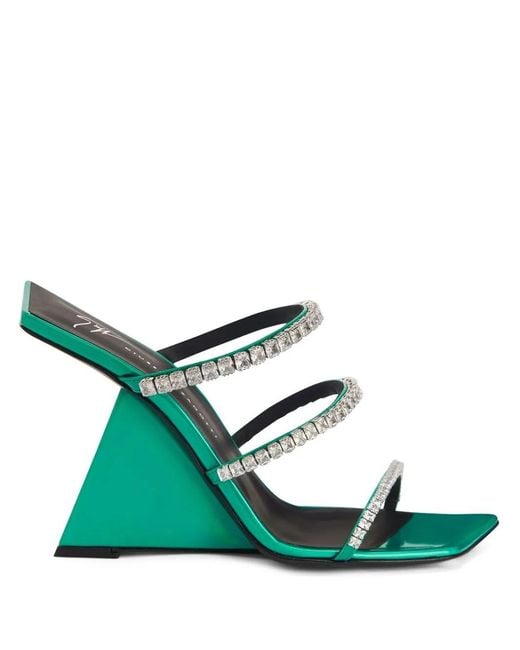 Giuseppe Zanotti Green Sandals