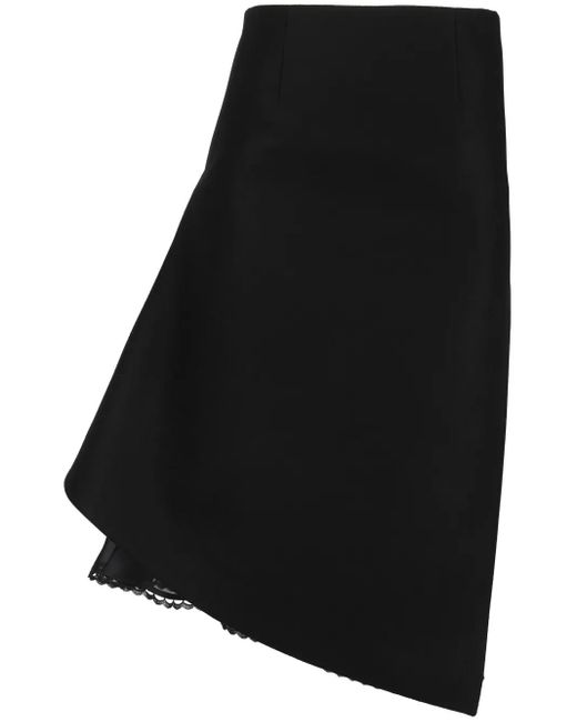 Sacai アシンメトリー スカート Black