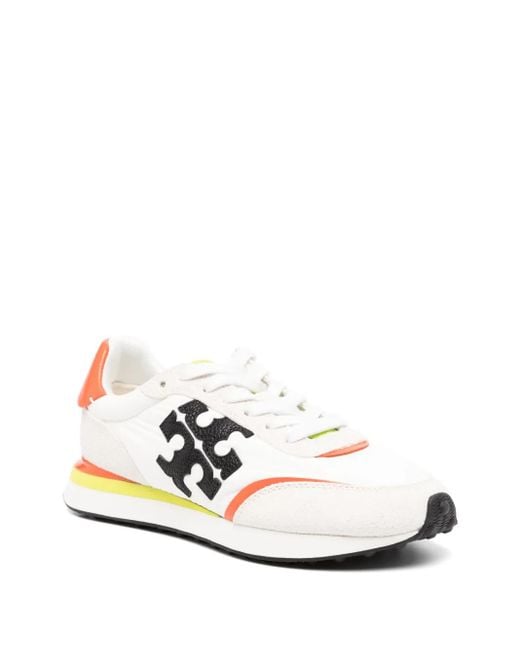 Tory Burch White Destiny Trainers