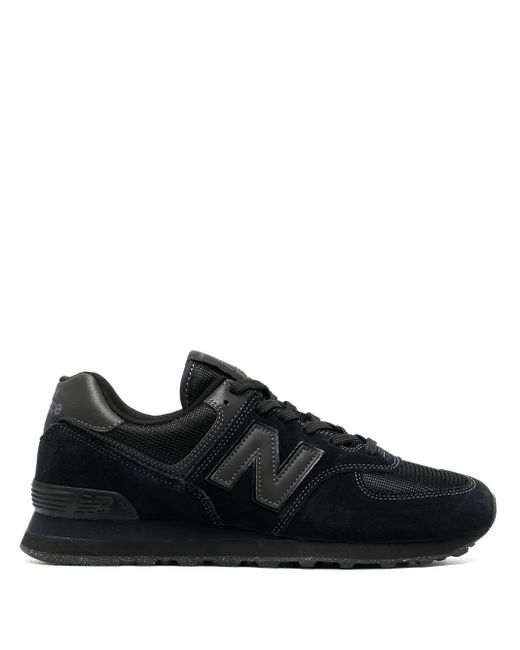 New Balance 574 レースアップ スニーカー Black