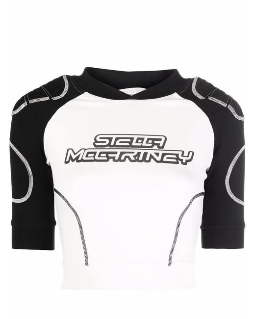 Stella McCartney Multicolor Logo-print Short-sleeve T-shirt