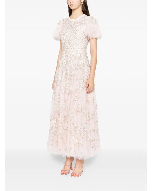 Needle & Thread Pink Lunaria Gown