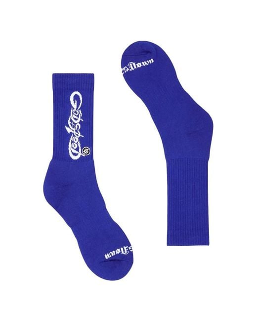 Godspeed Blue Logo Socks for men