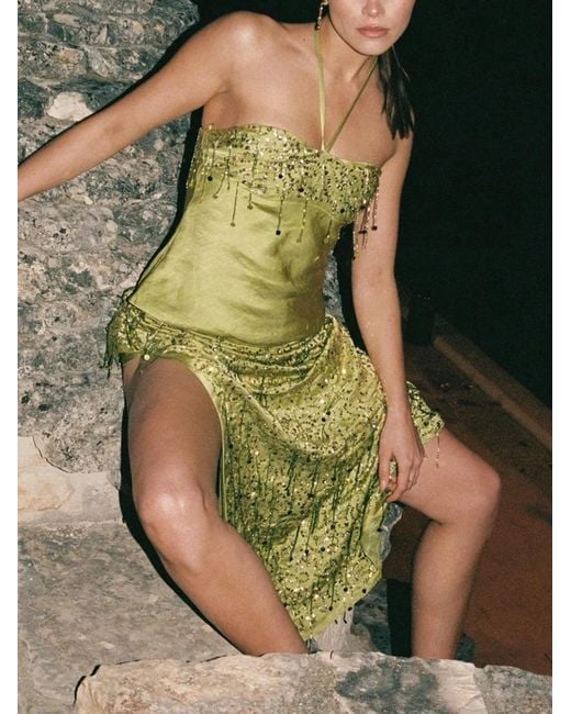 asta resort green dress ASTA RESORT - KLARA DRESS (Size Medium) main image 1