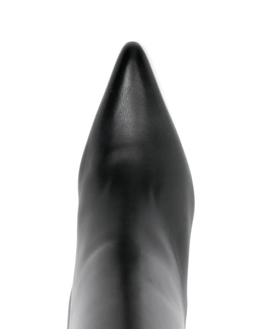 Mugler Black Sculptural-Heel Boots