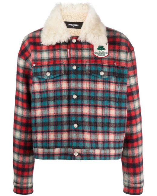 DSquared² Fur-Collared Blouson Jacket for men