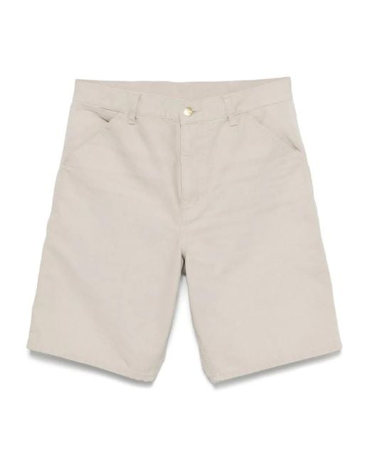 Short Single Knee En Toile Carhartt pour homme en coloris White