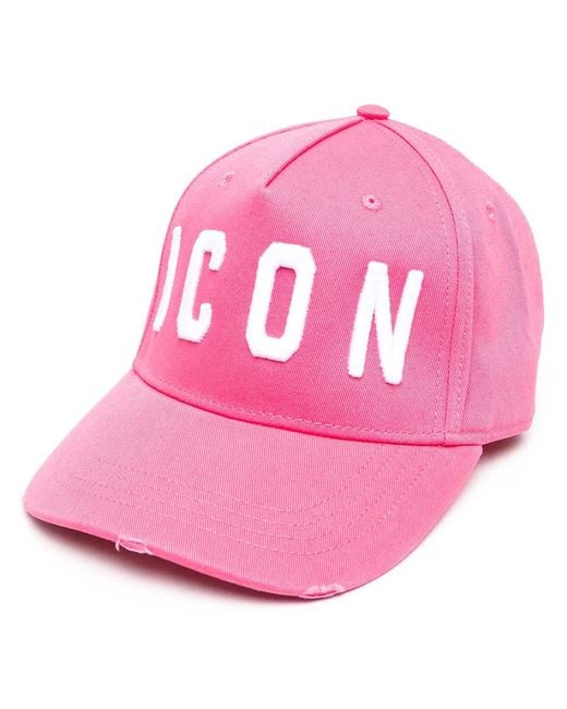 DSquared² Pink Icon Logo Cap