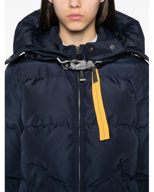 Parajumpers Blue Long Bear Coat