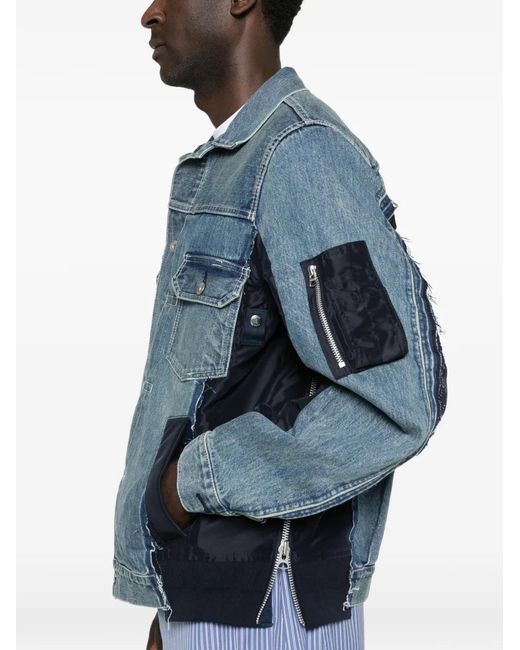 Sacai Blue Jackets for men