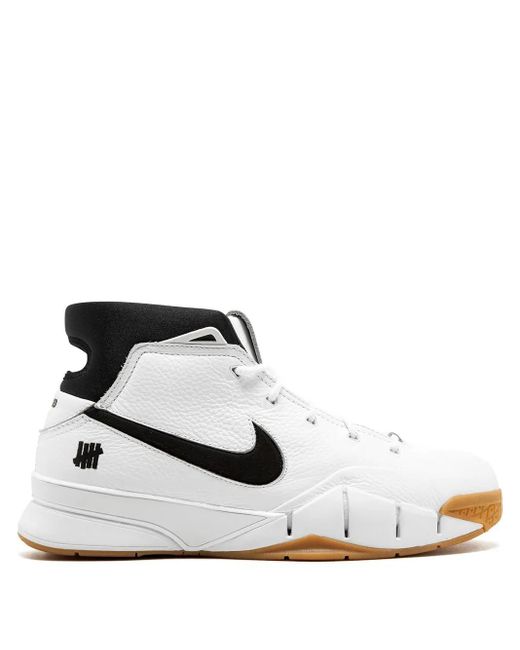 Nike White X Undefeated Kobe 1 Protro Sneakers for men