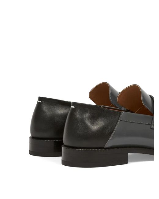 Maison Margiela Gray Tabi Slip-On Loafers for men