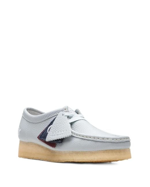 Clarks White Wallabee "Light" Oxfords