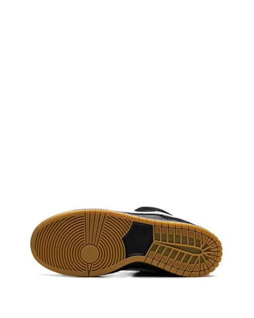 Sneakers Dunk Low Pro Sb /Gum" di Nike in Black da Uomo