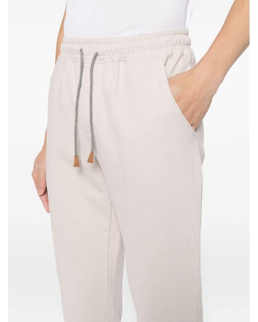 Eleventy Multicolor Drawstring-waist Cotton Track Pants for men